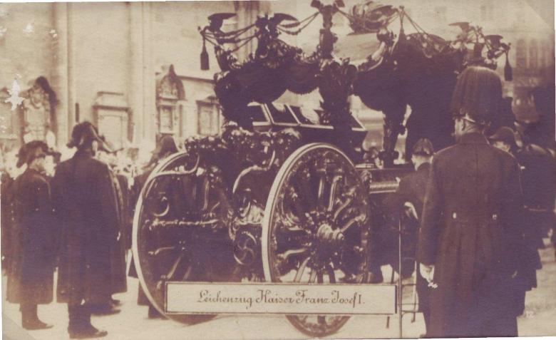 Historische Beerdigung, Wien